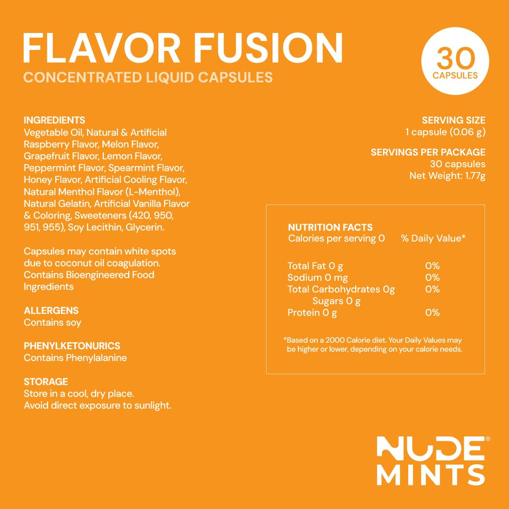 NUDE MINTS providing instant breath freshness