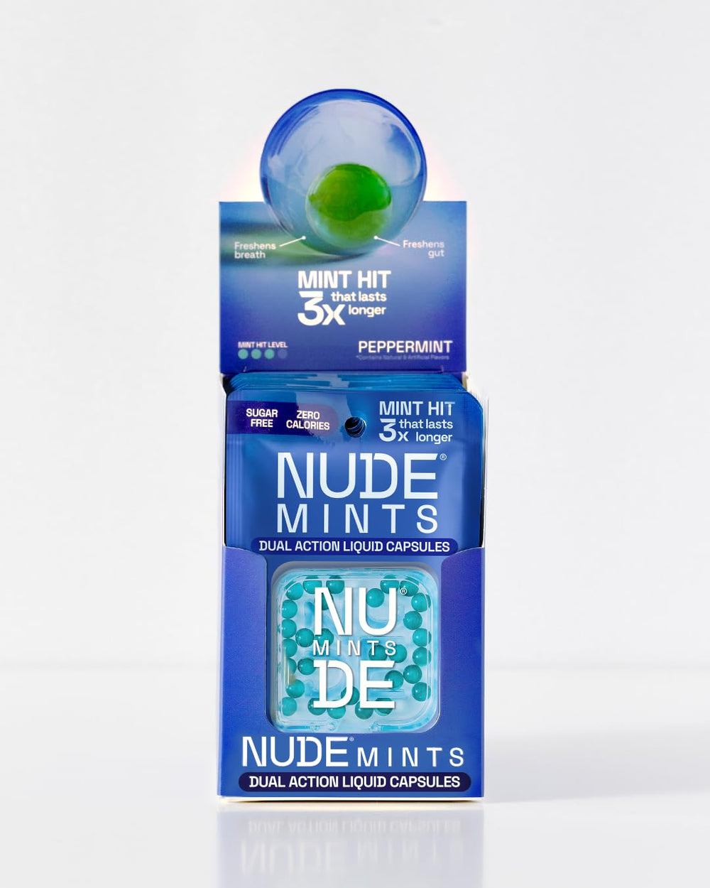 NUDE MINTS sugar-free zero-calorie badge