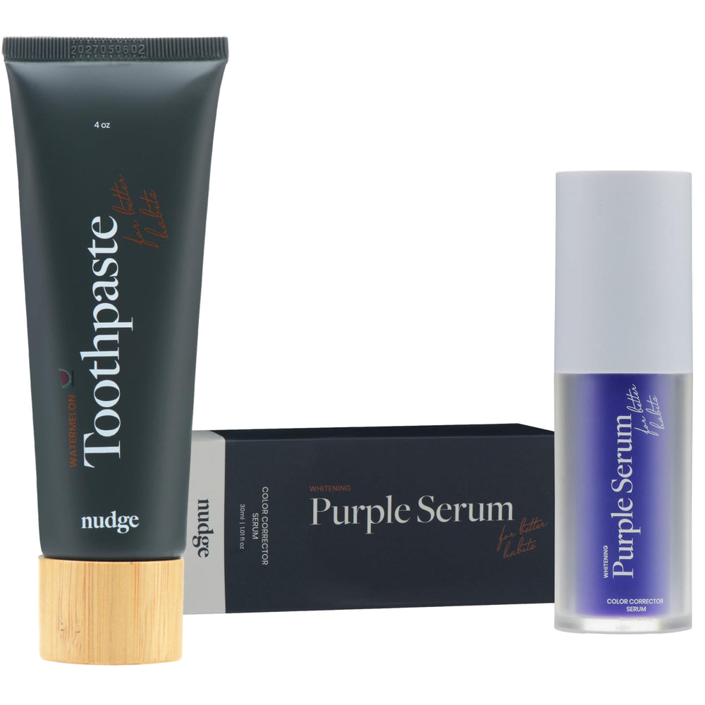 Nudge Color Corrector Purple Teeth Whitening Serum, 30 ml