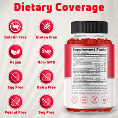 NUELATION ingredients layout with apple and fruit powders showing clean formulation