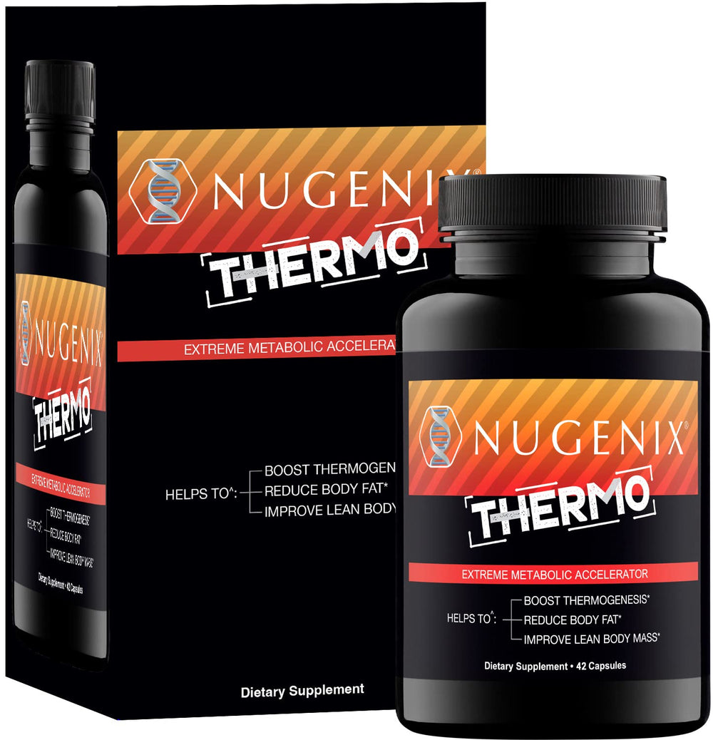 Nugenix Thermo capsules on white background