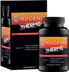Nugenix Thermo capsules on white background