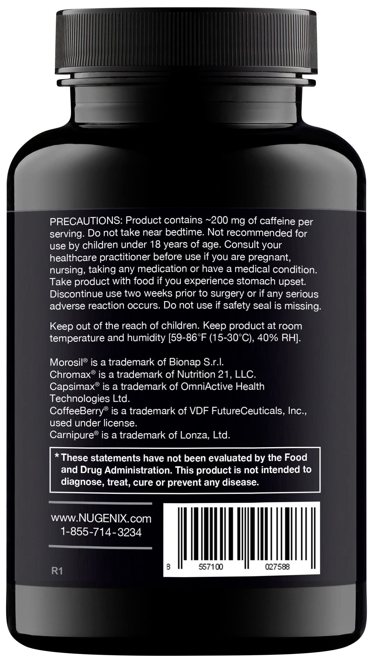 One daily serving of Nugenix Thermo supplement