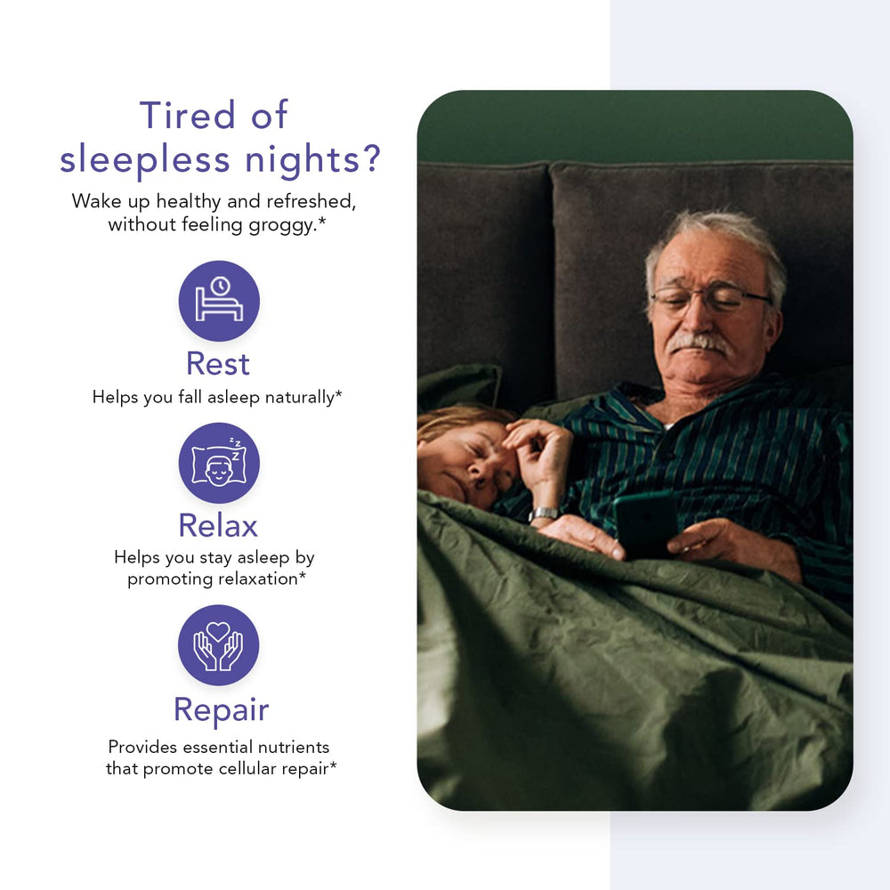 Melatonin and valerian root ingredients illustration