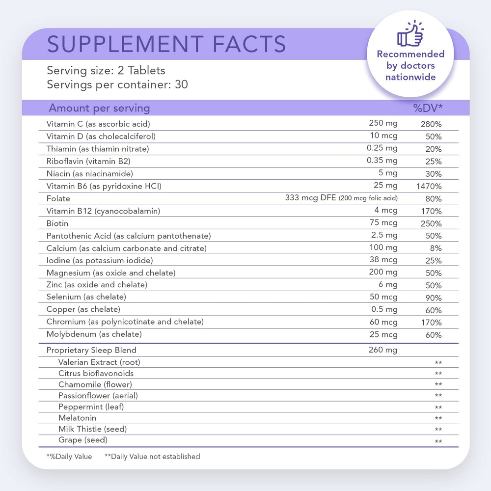 NASA co-developed Sleep Aid branding