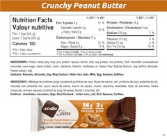 Nugo Crunchy Peanut Butter Protein Bar – back packaging