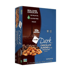 Nugo dark chocolate almond with sea salt bar – 1.76 oz
