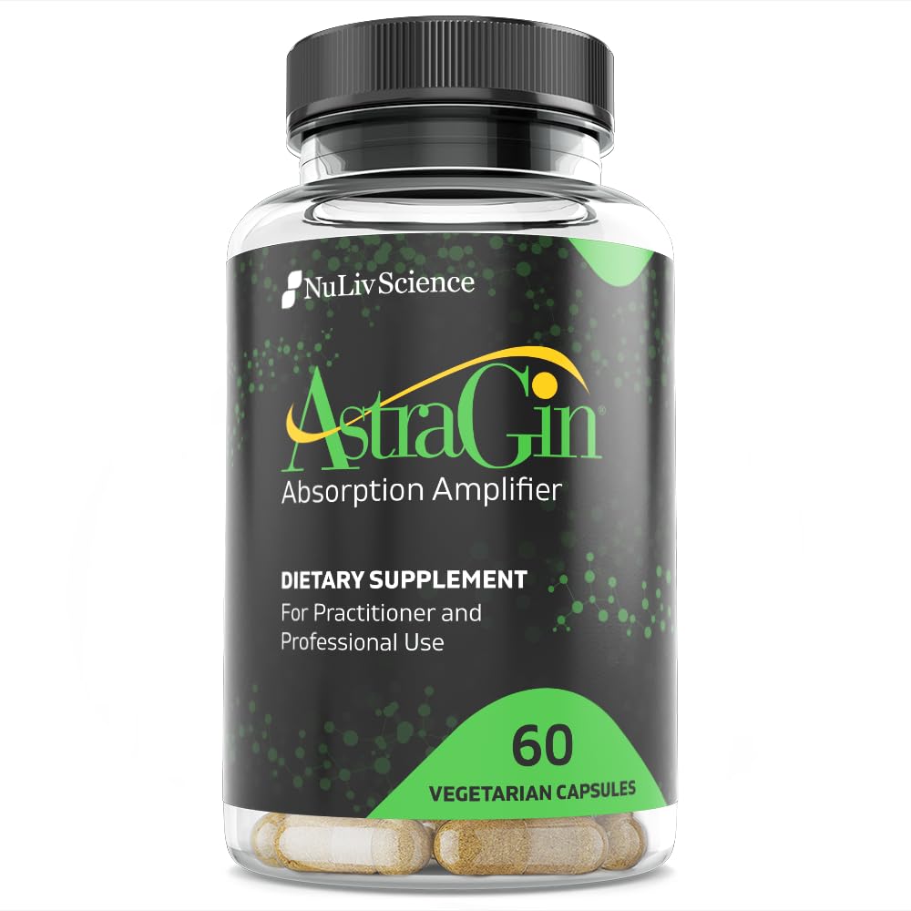 Nuliv Science AstraGin product shot highlighting maximum bioavailability