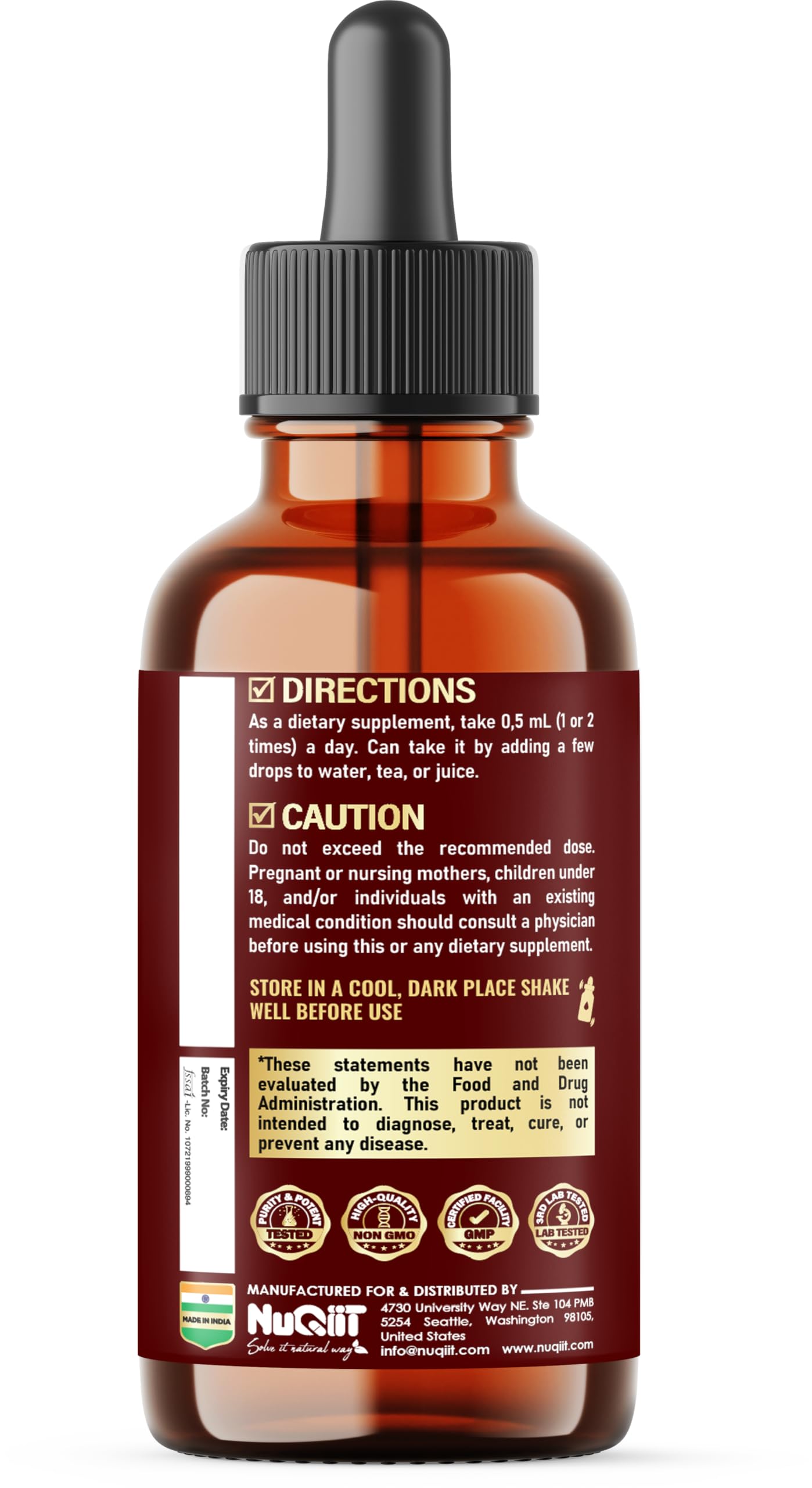 NUQIIT 60-day supply packaging