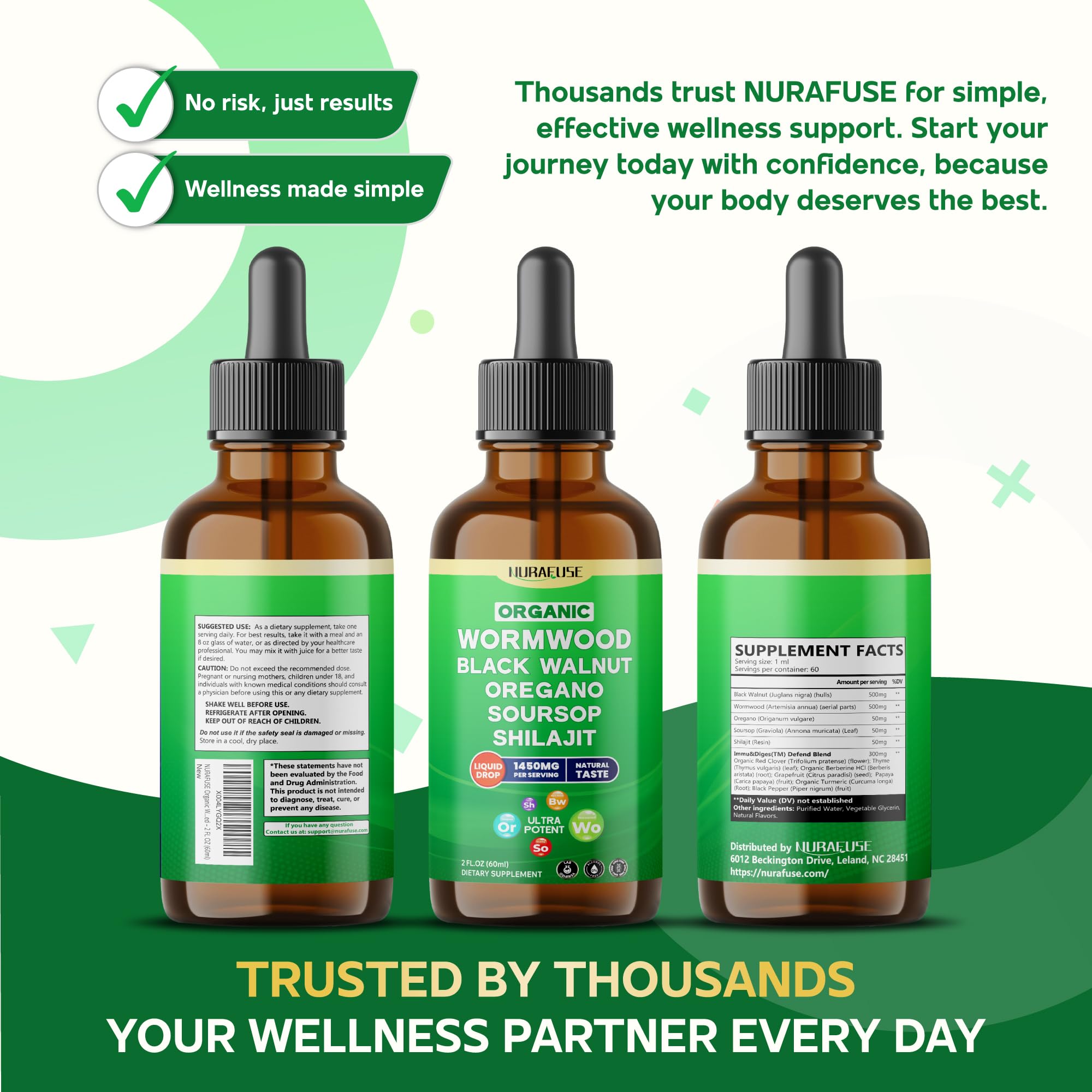 60ml bottle packaging