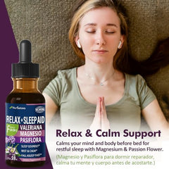 Graphic of ingredients for Nurbetoxa sleep drops