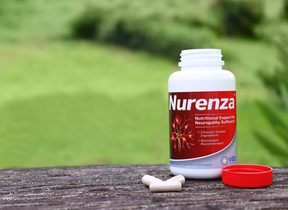 Lifestyle image of feet and hands representing nerve health support
