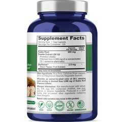 Close-up of Kudzu Root 20:1 extract capsules