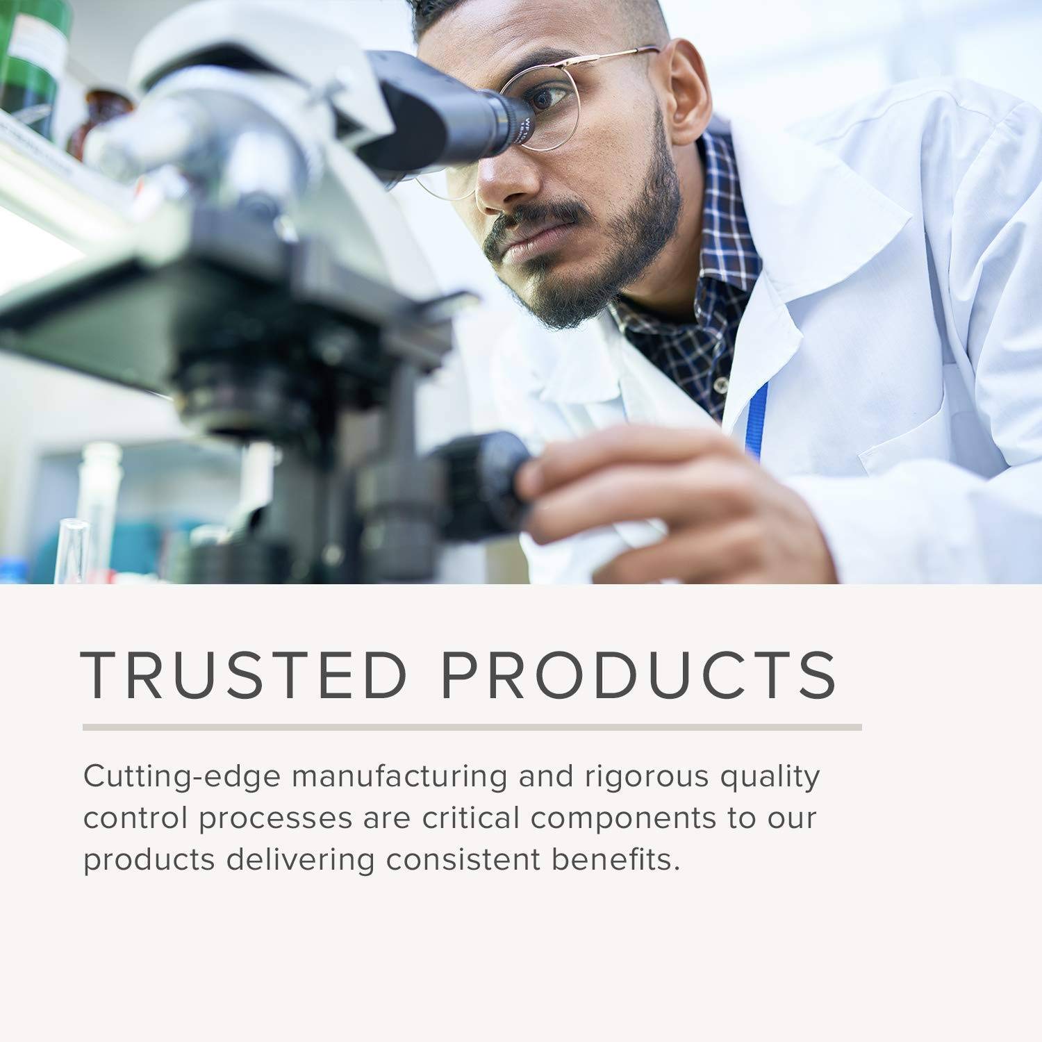 Manufactured in the USA in a cGMP facility