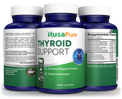 Ingredient list graphic for NusaPure Thyroid Support