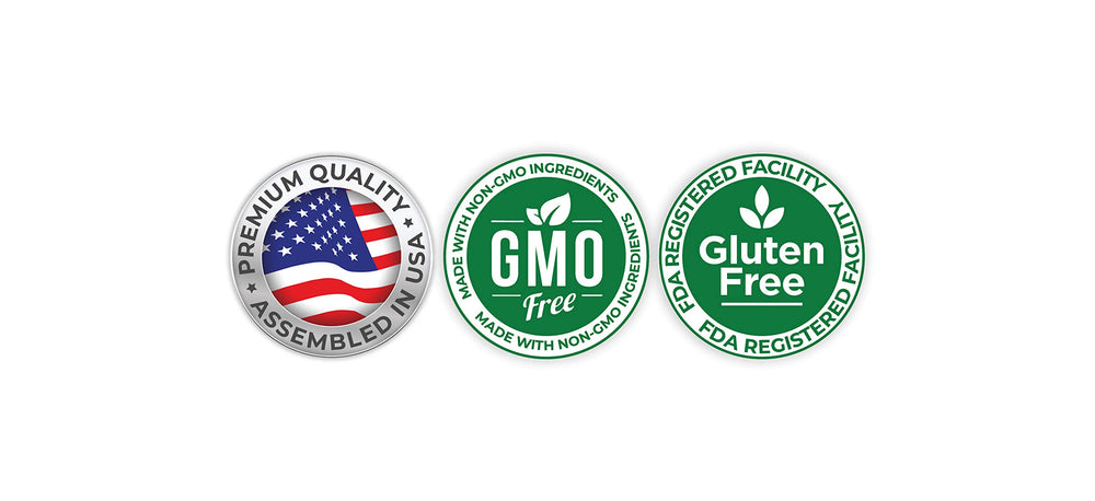 Vegan and gluten-free icons on packaging