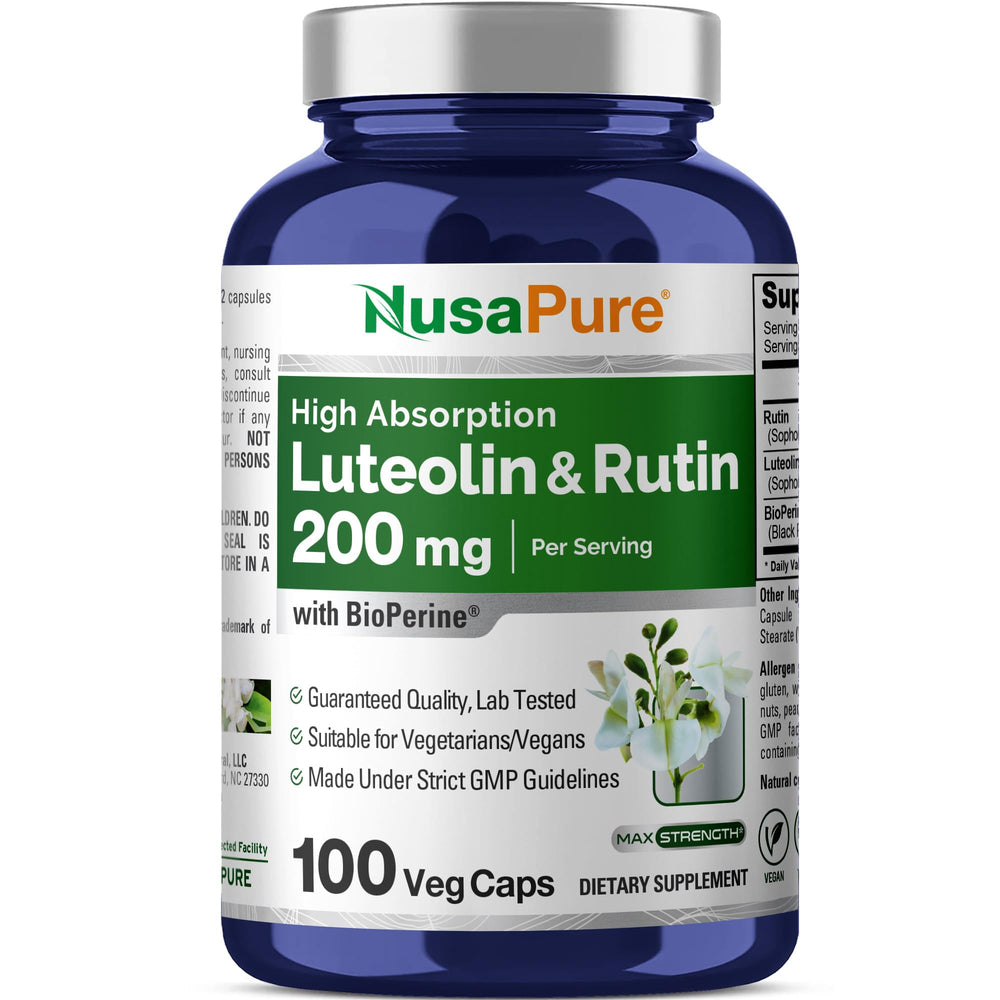 NusaPure Luteolin Complex bottle – 100 capsules