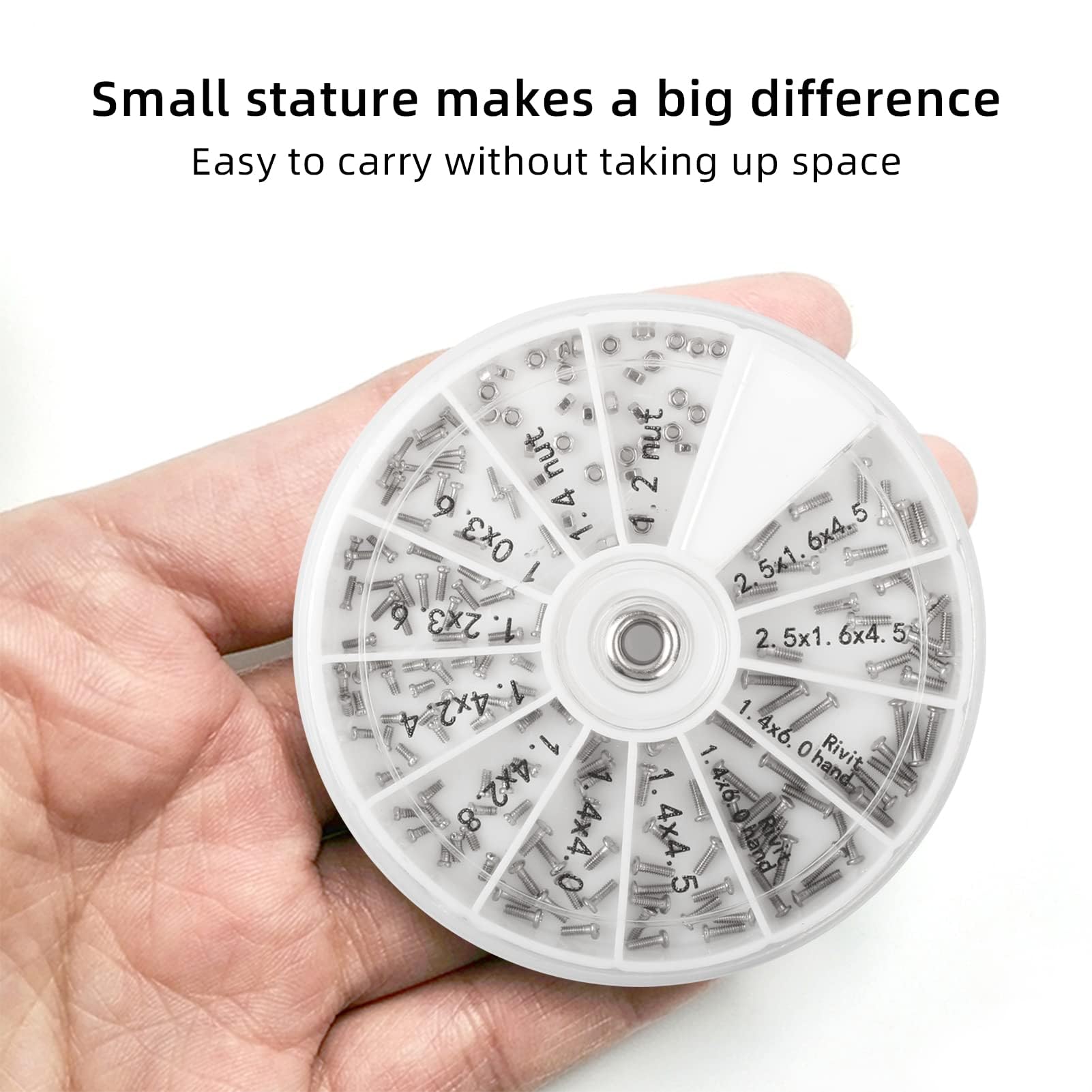 Used for eyeglasses, sunglasses, watches, and jewelry repair