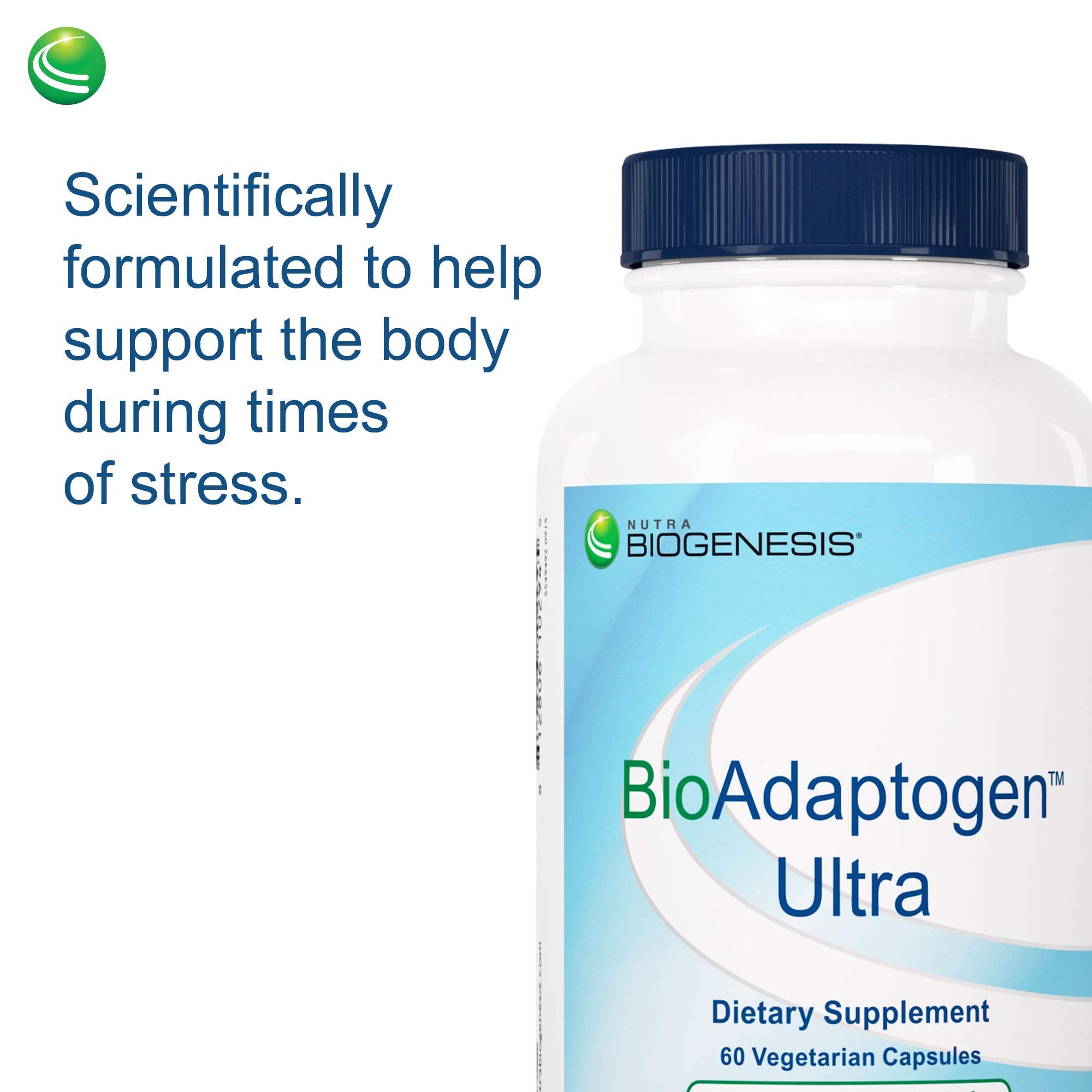 Side view of Bioadaptogen Ultra bottle