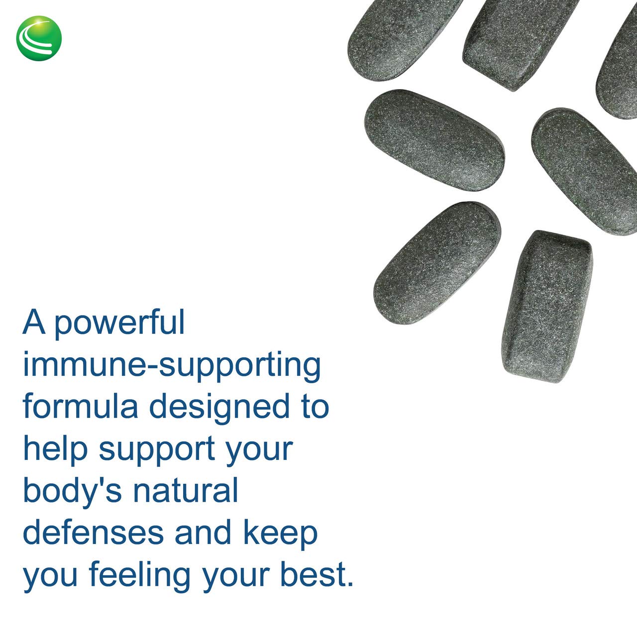 Zinc symbol and 136% DV on supplement bottle