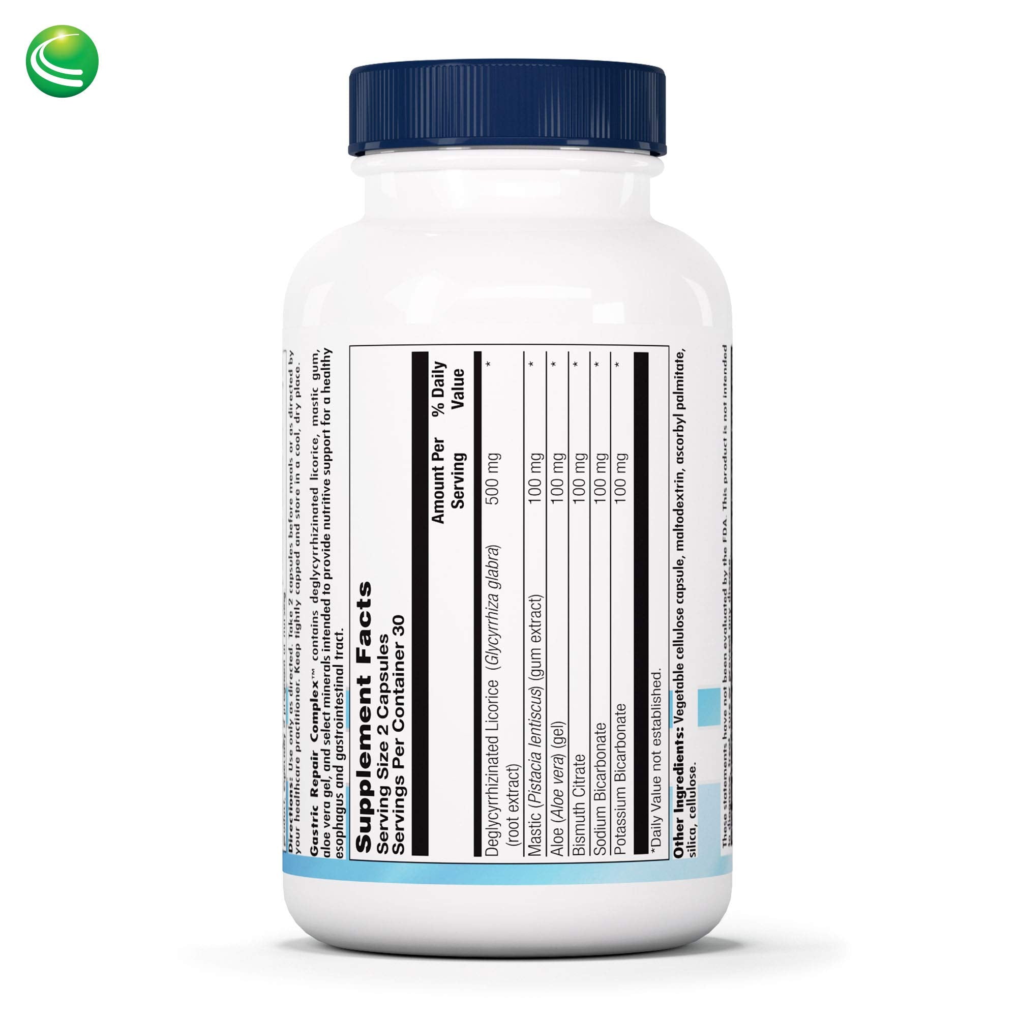 Bottle of Gastric Support Complex with 60 capsules