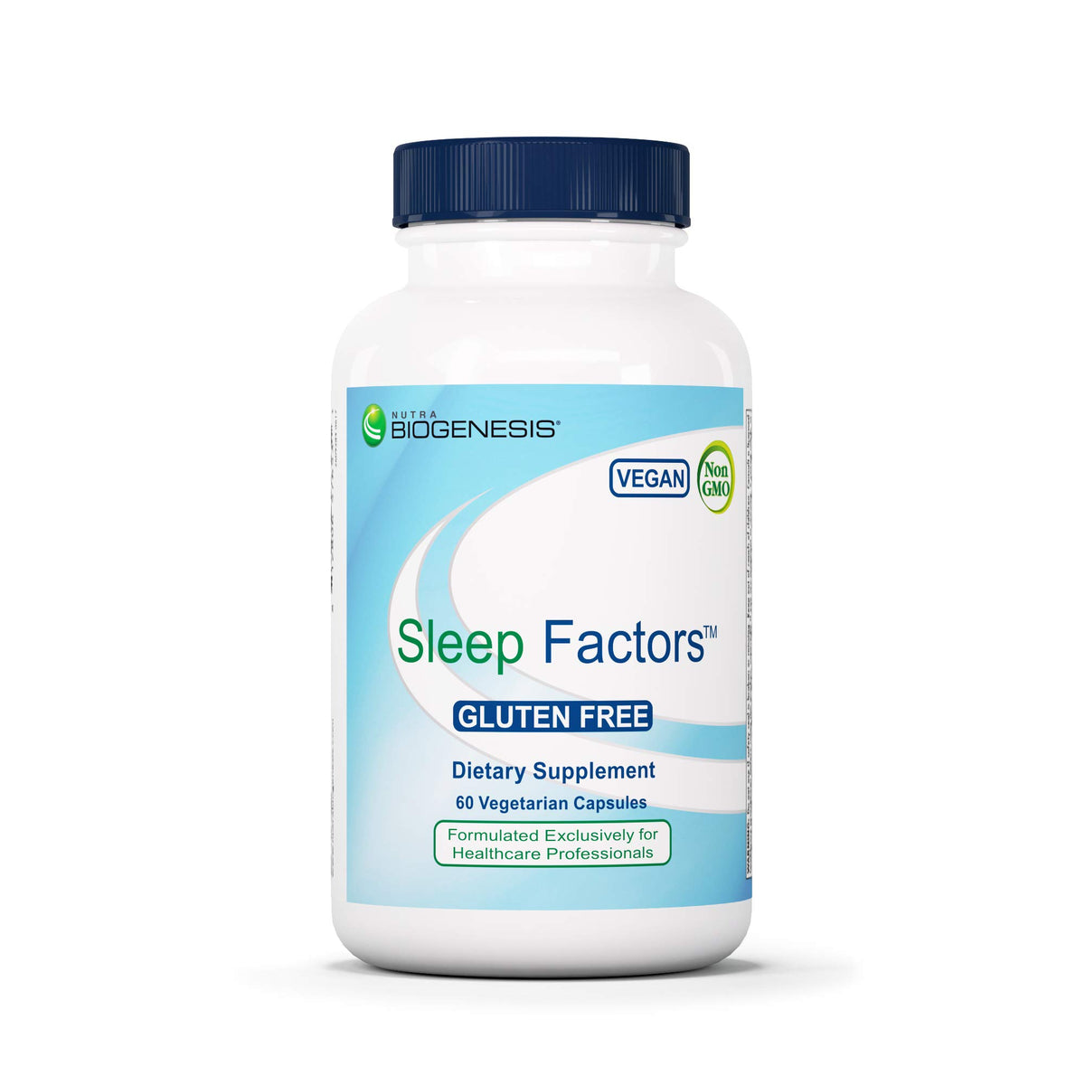 Nutra Biogenesis Sleep Factors bottle on white background