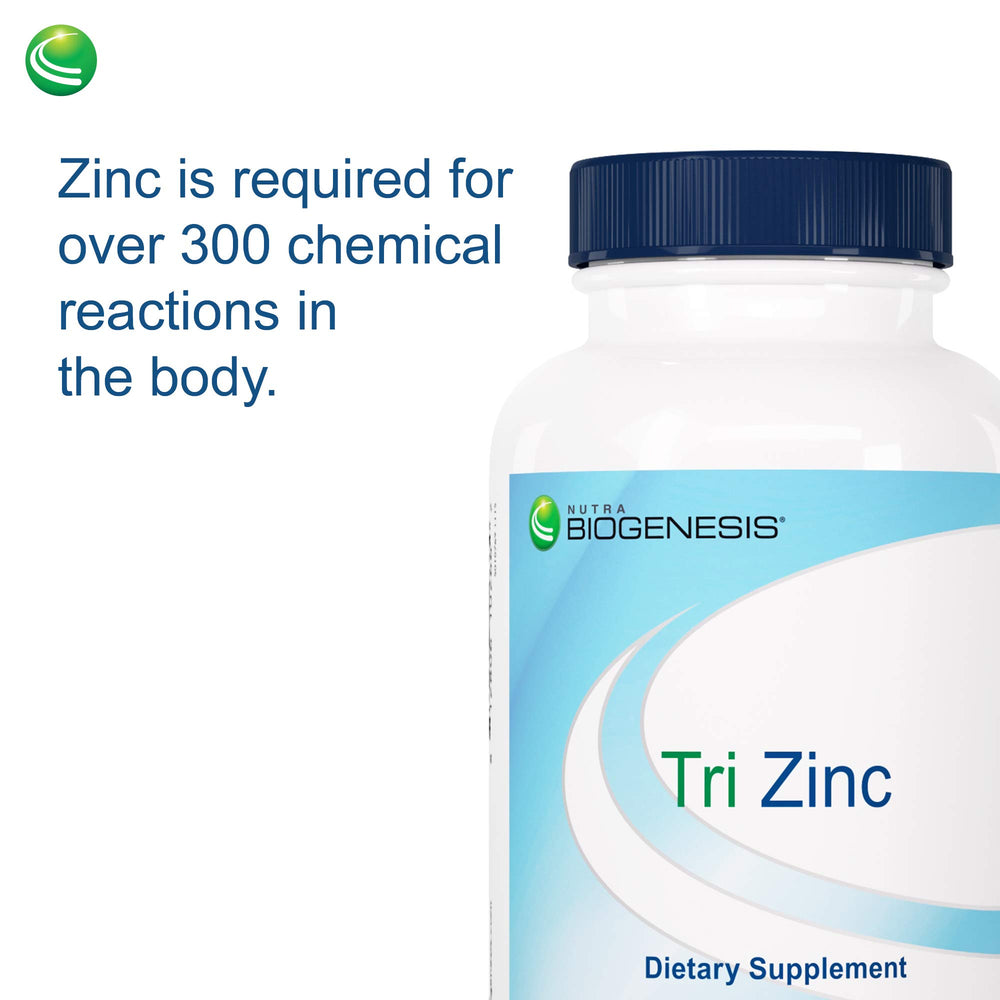 Ingredient list showing zinc copper balance
