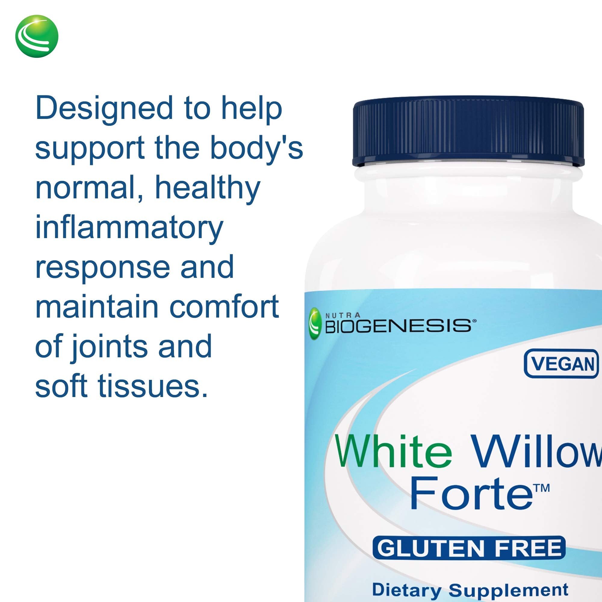 Vegan capsules of White Willow Forte
