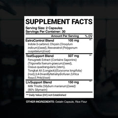 Nutra Simple PCT capsules-closeup showing easy daily capsules for recovery and consistency.