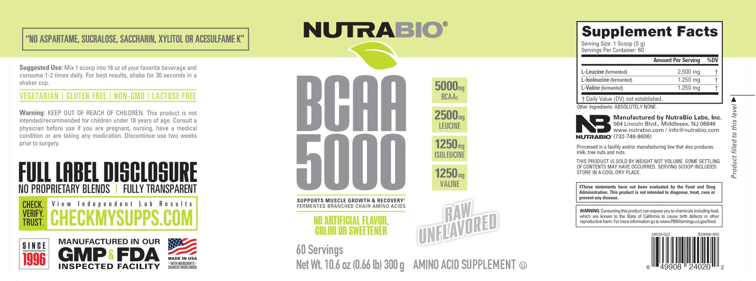 Natural fermentation process illustration for BCAA 5000 Powder
