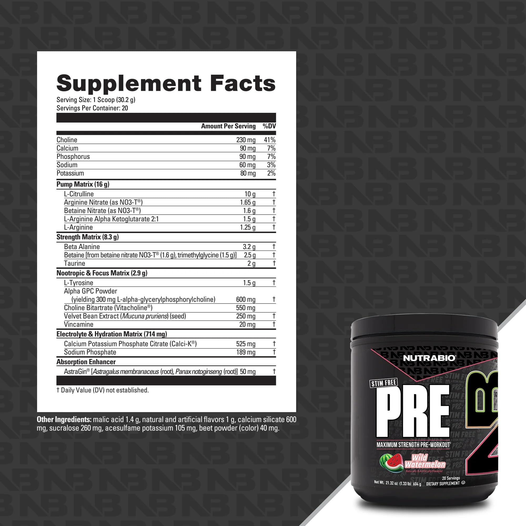 NutraBio STIM-Free PRE Watermelon athlete-in-action captures real-world pre-workout use.