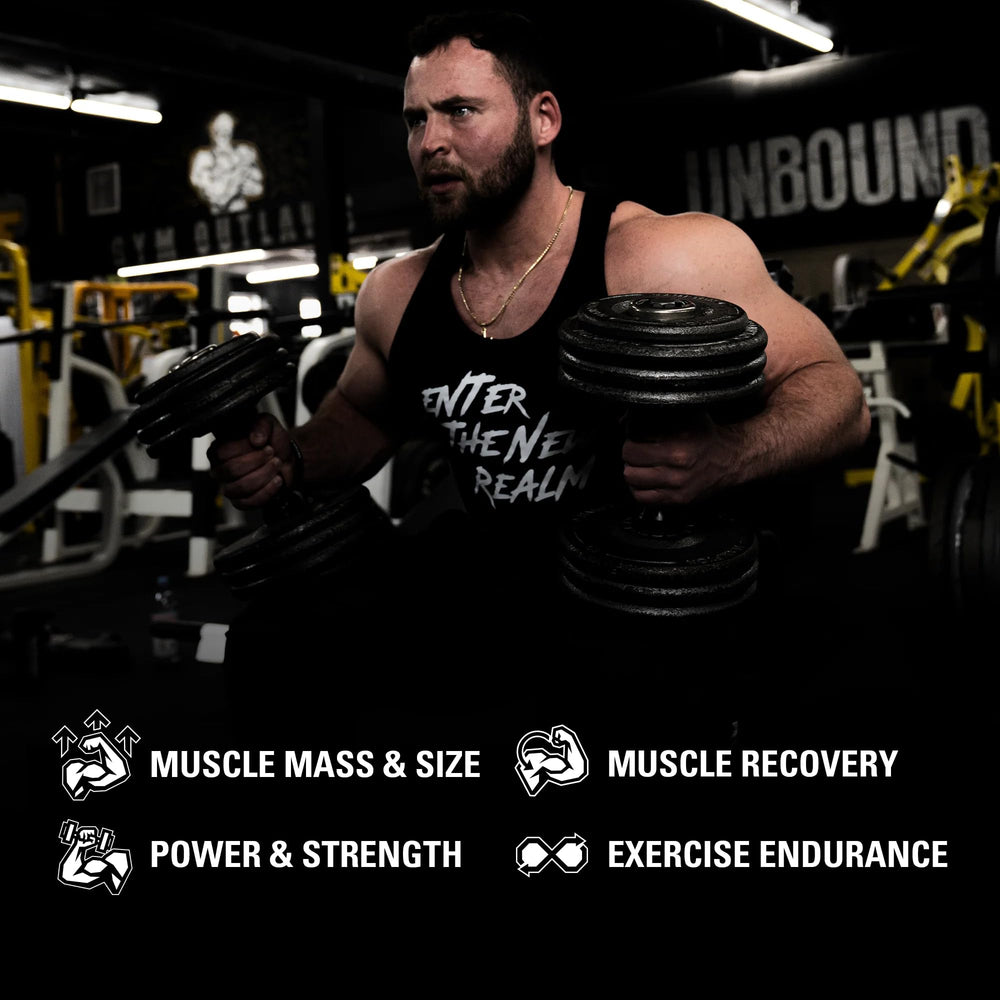 NutraBio Unbound BYLD bottle label close-up highlights clean formula and fitness focus.