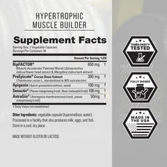 BYLD formula label highlighting RipFACTOR and ProEpiCate