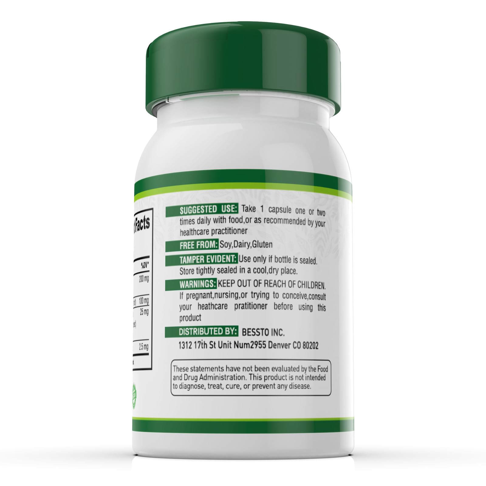 DIM SGS+ ingredients blend with DIM SGS and pomegranate extract