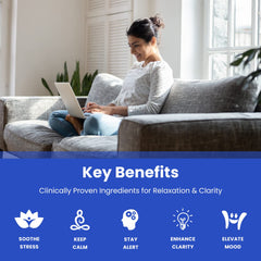 Close-up of NutraChamps Calm Gummies bottle label