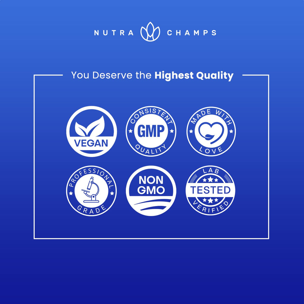 Suggested use of NutraChamps Calm Gummies for stress relief and relaxation