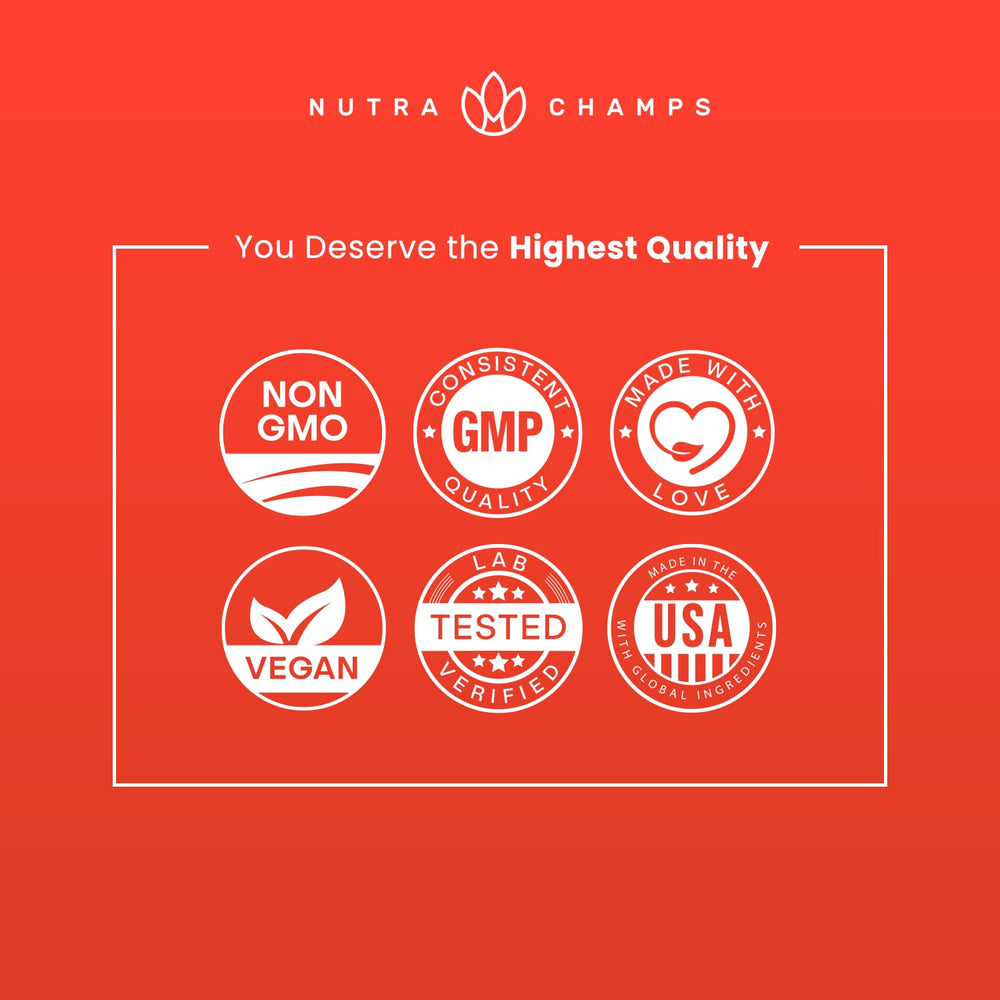 NutraChamps Horny Goat Weed bottle label detail