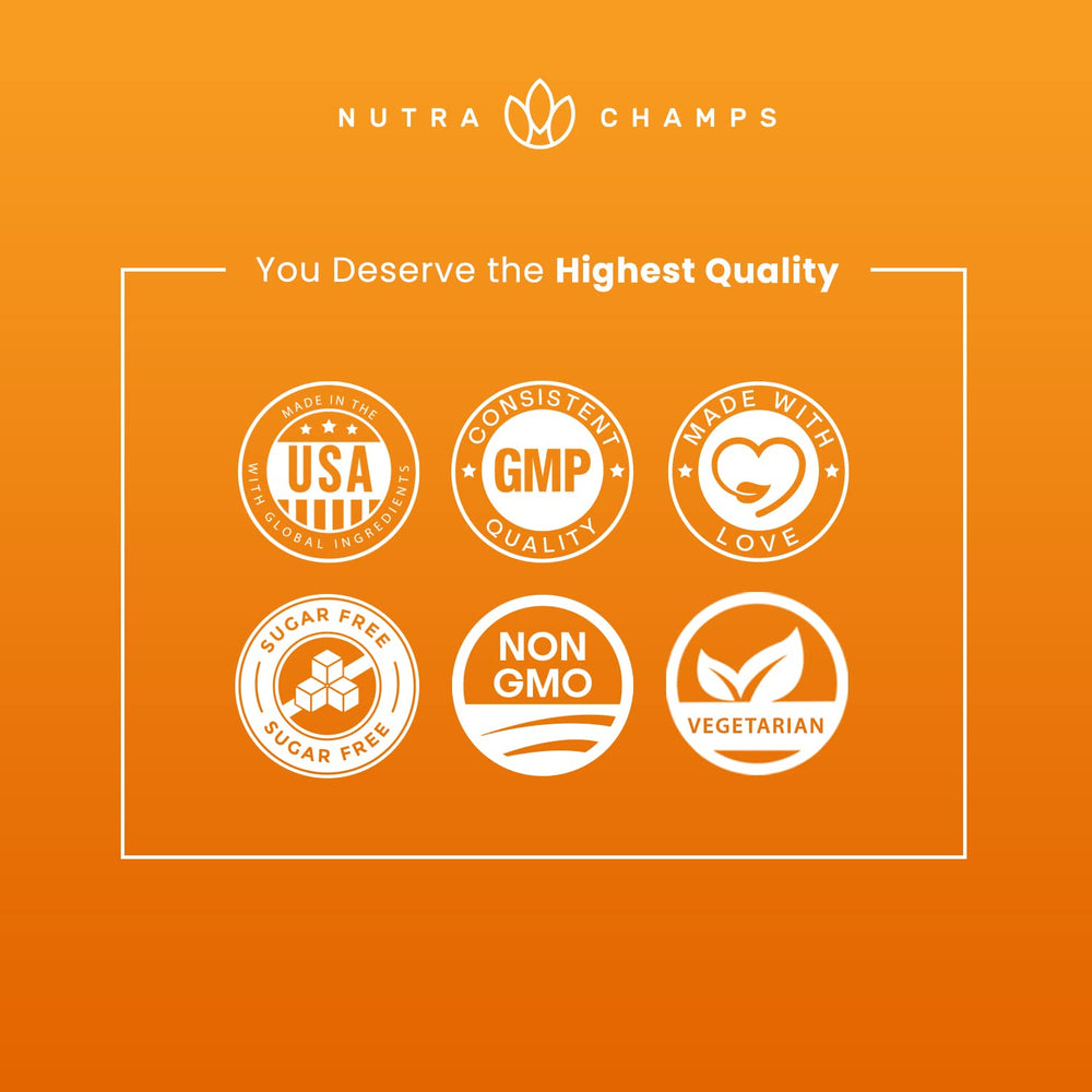 Carton and bottle of NutraChamps kids vitamin D3 K2 drops