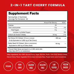 Close-up of red Tart Cherry Gummies
