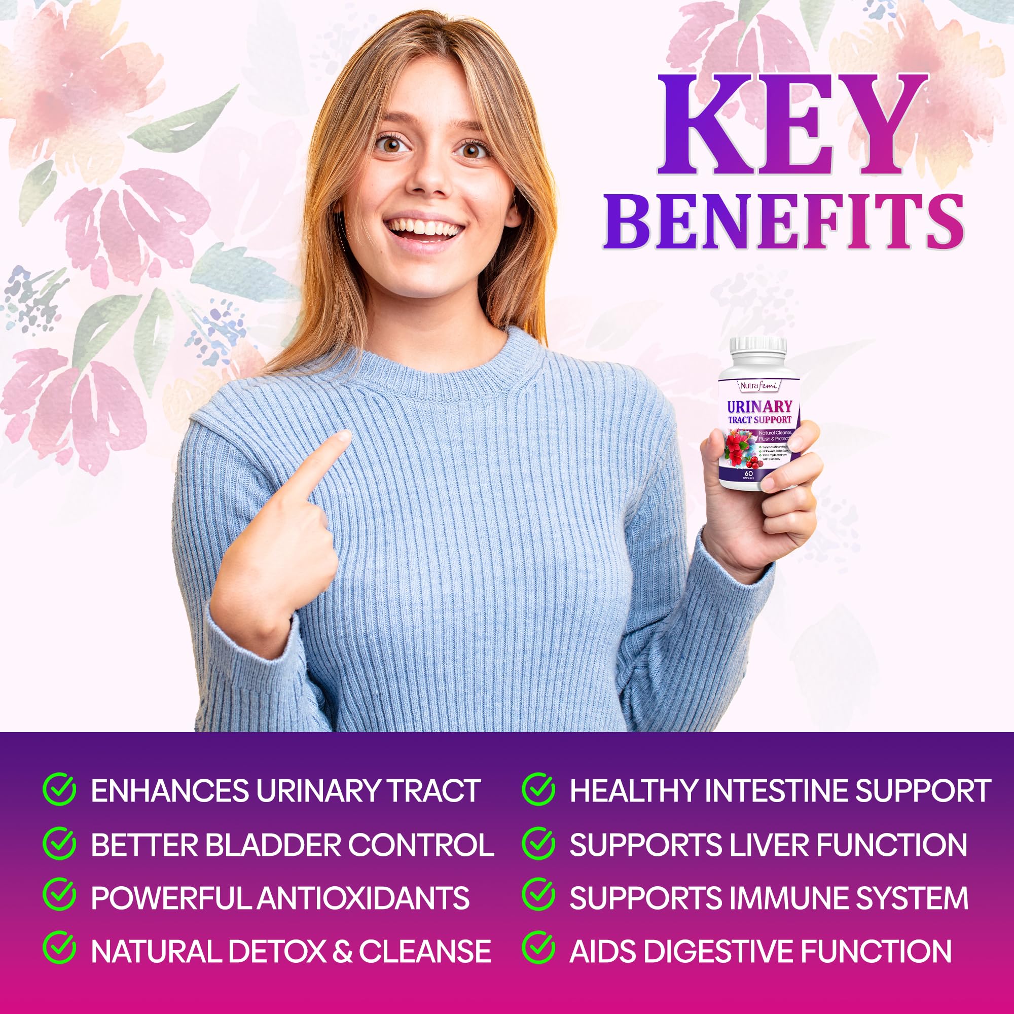 Supports healthy urinary flow and cleansing