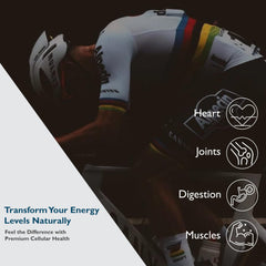 60-count bottle label highlighting Urolithin A and Made in USA