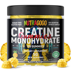 NUTRAGOGO Creatine Monohydrate Gummies bottle - front view