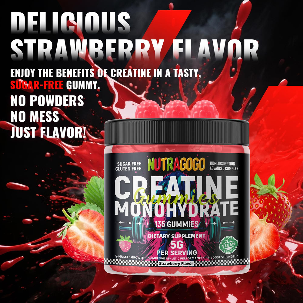 Strawberry electrolyte flavor gummies