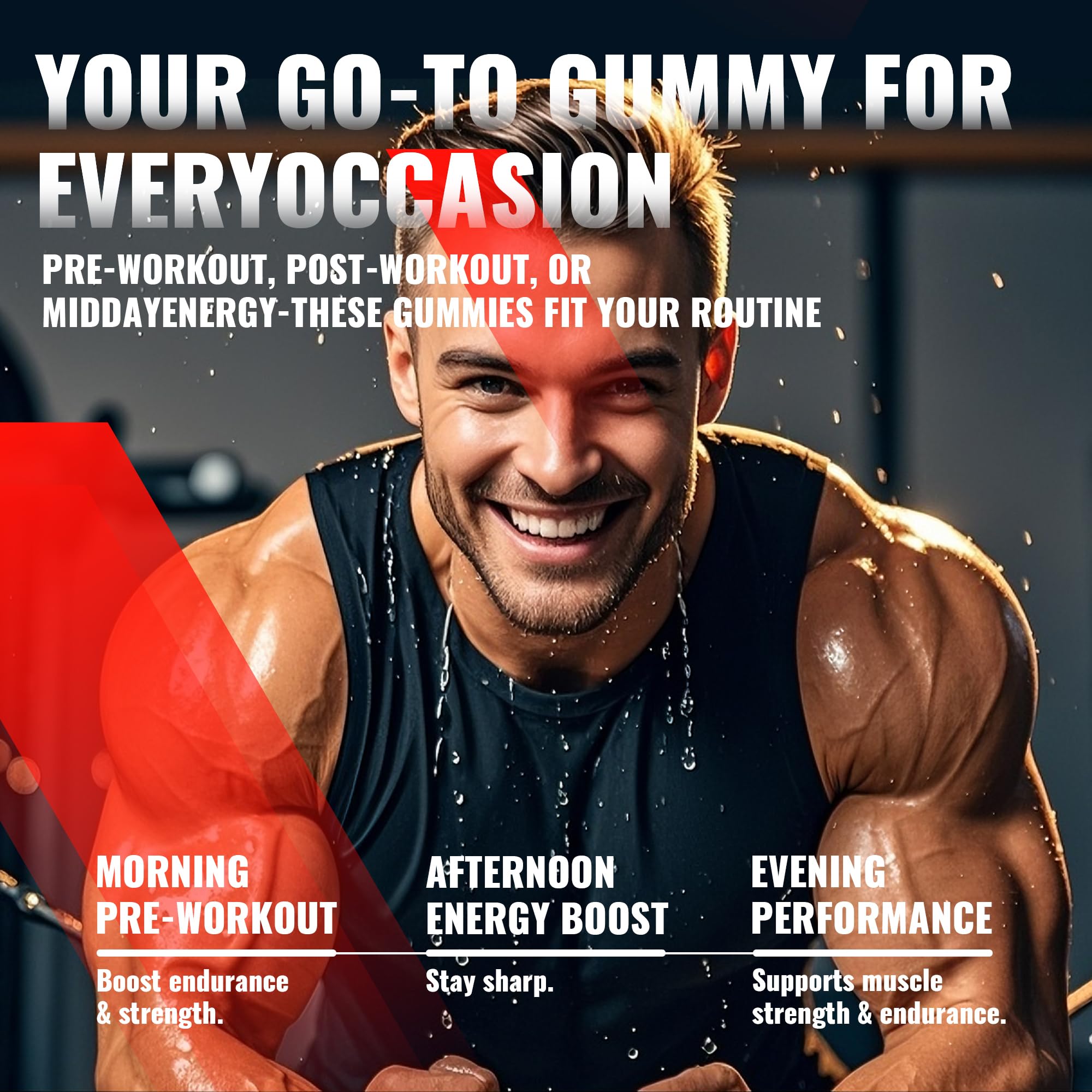 Strawberry electrolyte gummies served on a plate