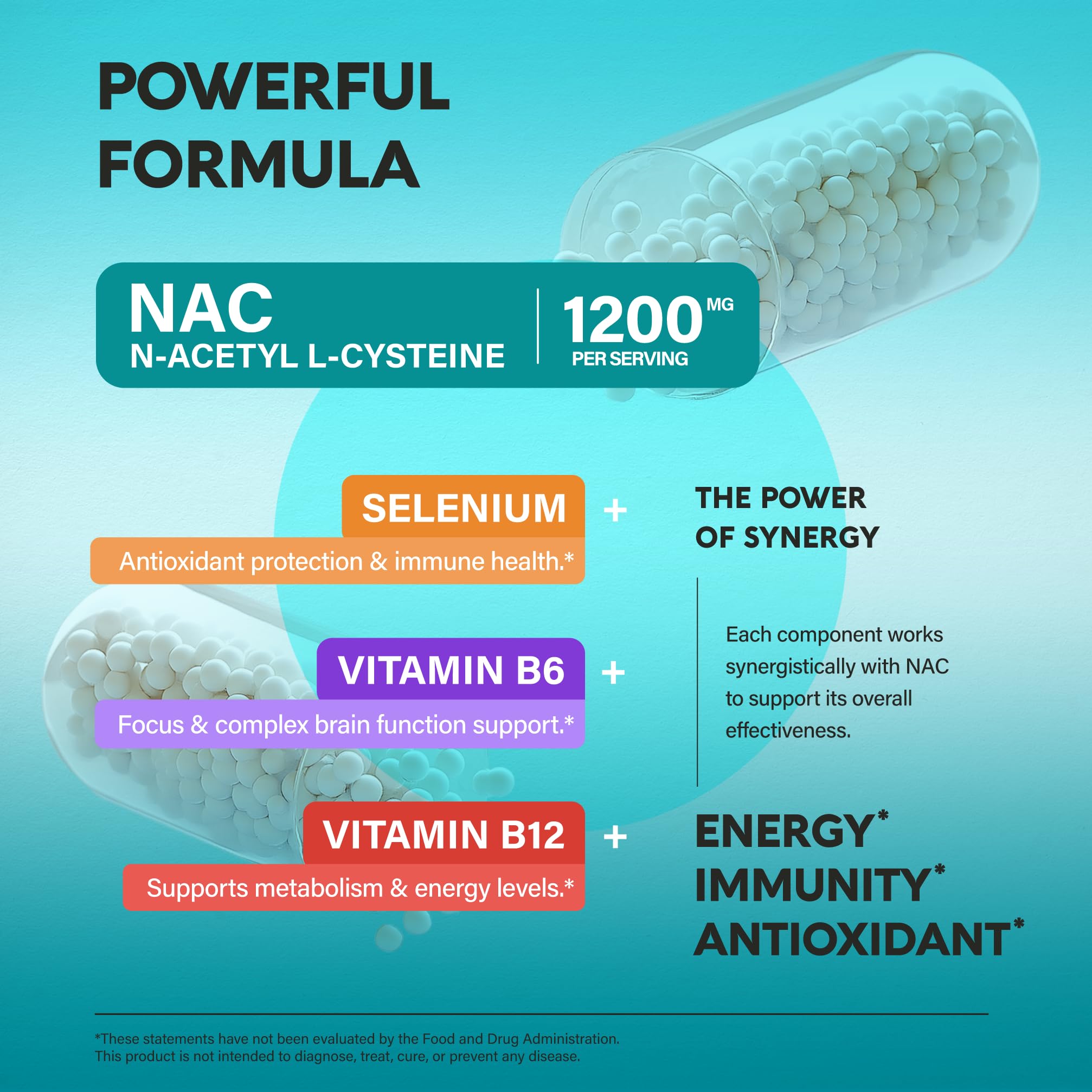 Made in USA stamp on NutraHarmony NAC packaging