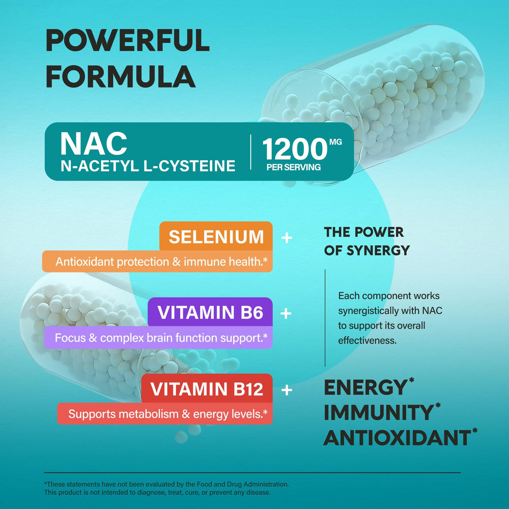 Made in USA stamp on NutraHarmony NAC packaging
