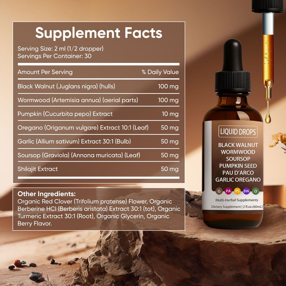 Product packaging and natural ingredients for gut balance