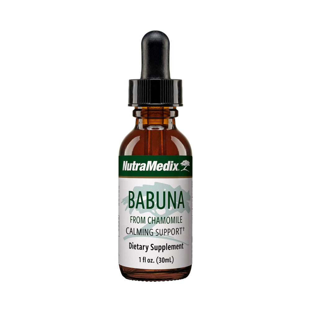 NutraMedix Babuna Calm Drops 1oz bottle front view