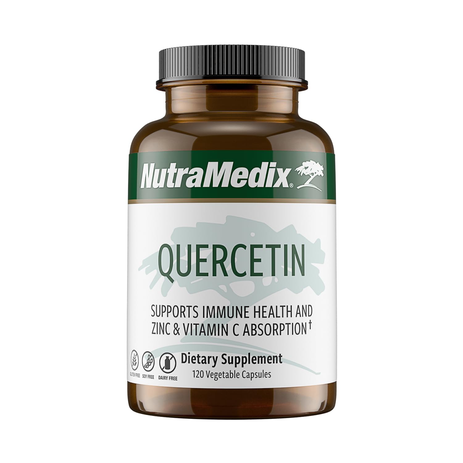 NutraMedix Quercetin 500mg capsules bottle and label