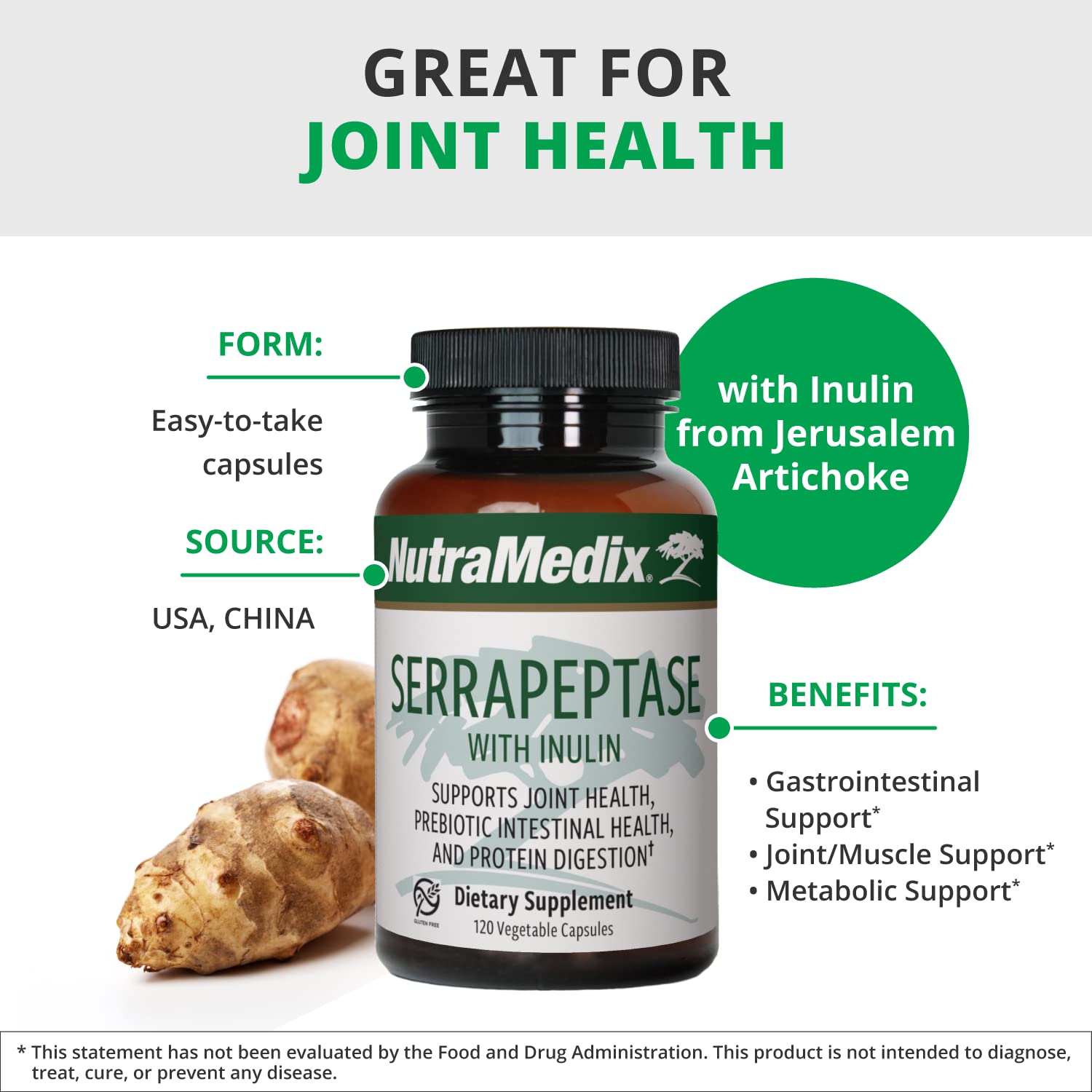 Digestive and joint support concept